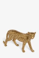 Next Dekofigur Gepardenfigur Kunstharz Goldfarben Bild 1