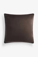 Next Dekokissen Mattsamt Chocolate Brown Bild 3