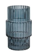 Next Dekovase Kleine, gerippte Glasvase Transparent Bild 2