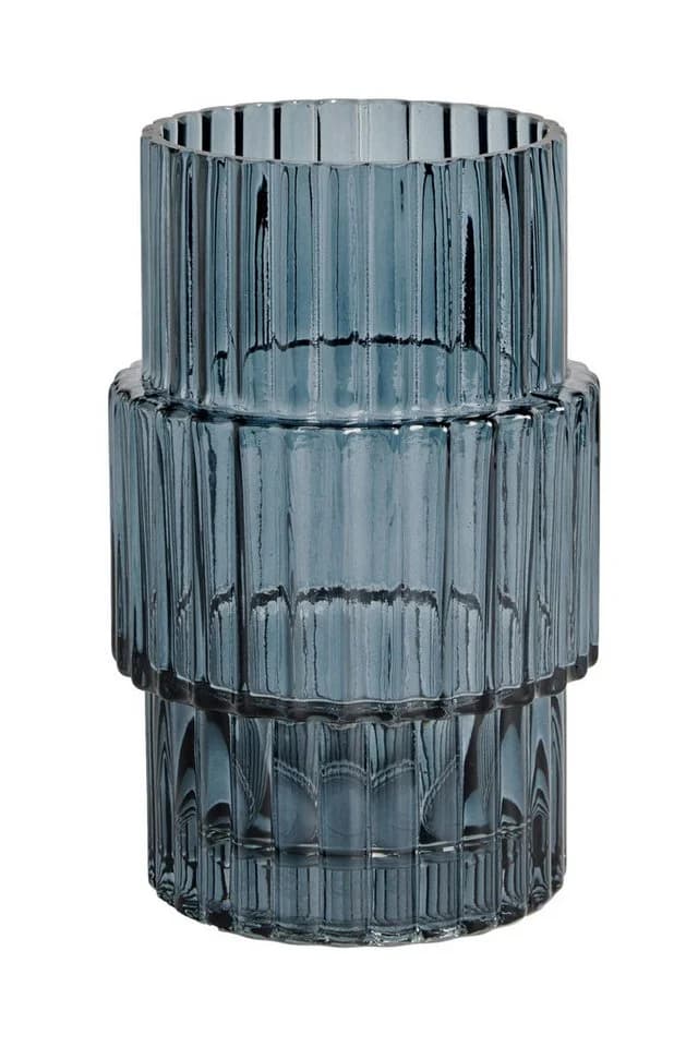 Next Dekovase Kleine, gerippte Glasvase Transparent - Bild 2