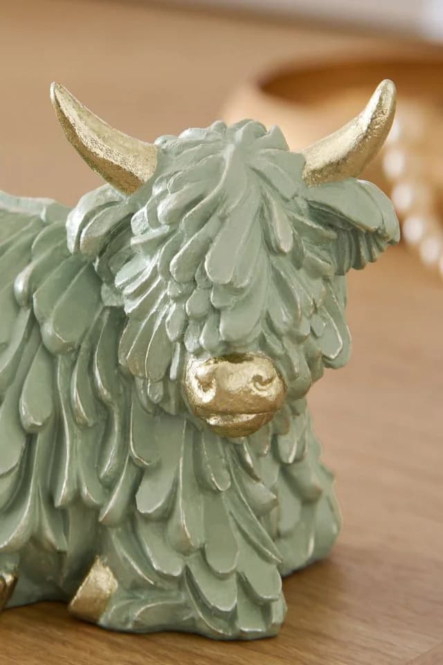 Next Dekoobjekt Ringhalter Highland Cow Hamish Kunstharz