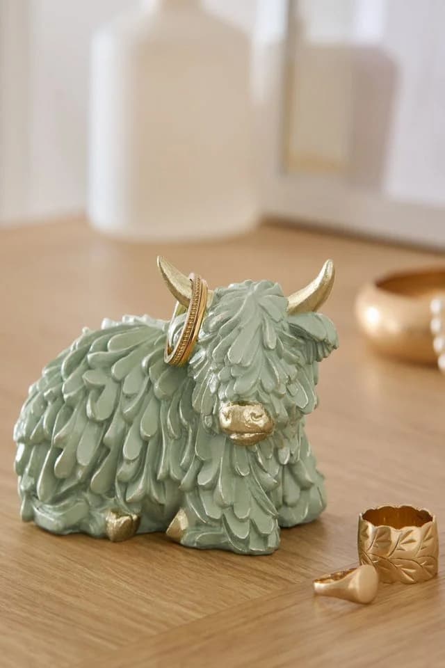 Next Dekoobjekt Ringhalter Highland Cow Hamish Kunstharz - Bild 3