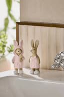 Next Rosie Rabbit Spa Badezimmerdeko 2er-Set Rosa Kunstharz Bild 2
