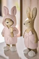 Next Rosie Rabbit Spa Badezimmerdeko 2er-Set Rosa Kunstharz Bild 3