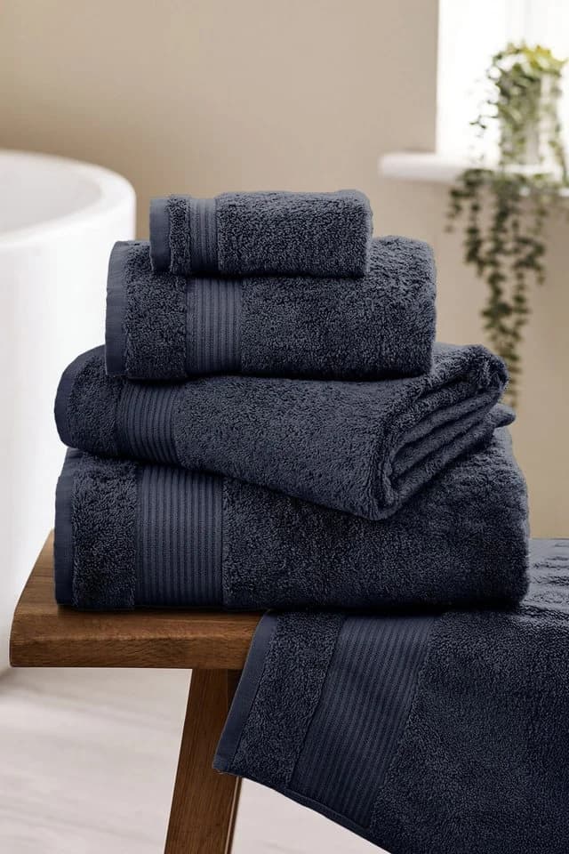 Next Handtuch aus ägyptischer Baumwolle Navy Blue - Bild 2