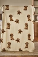Next Wohndecke Fleece Cockapoo Charlie Beige Bild 5