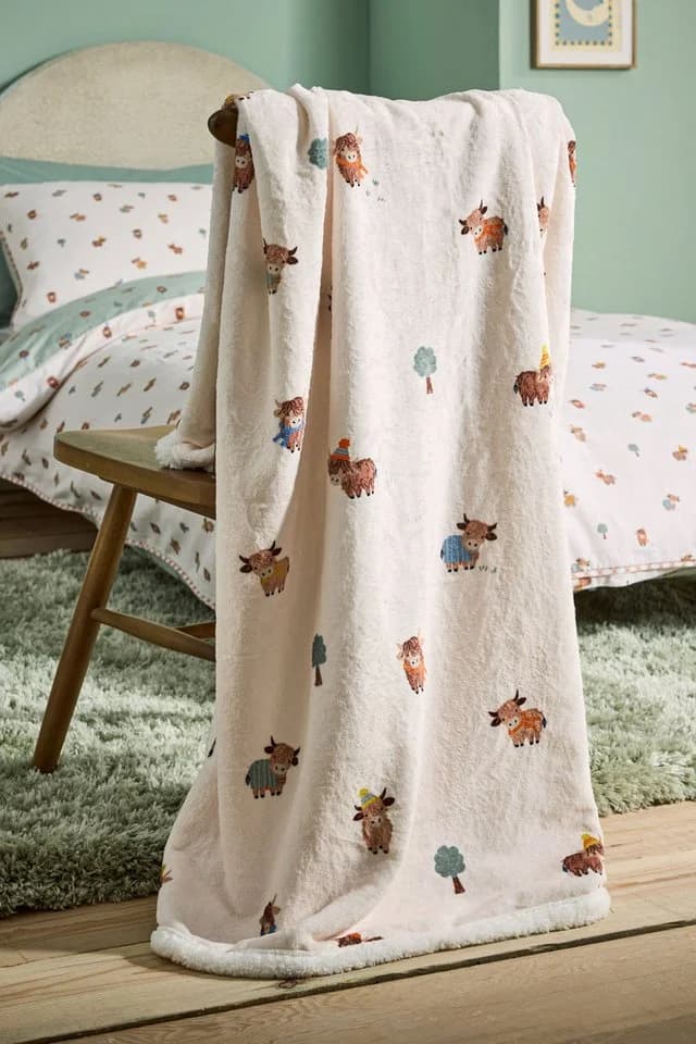 Next Wohndecke Fleece-Decke mit Mini-Hamish Motiv - Bild 4