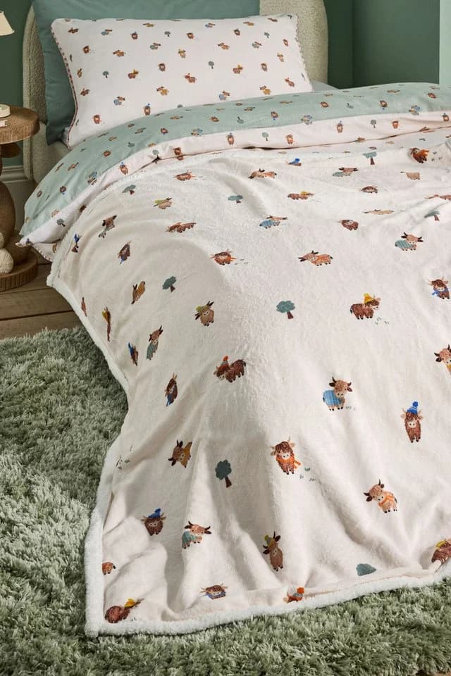 Next Wohndecke Fleece-Decke mit Mini-Hamish Motiv - Bild 5