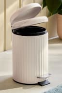 Next Mülleimer Gerippter 3-Liter-Treteimer mit Softclose-Deckel Beige Bild 1