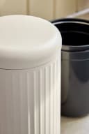 Next Mülleimer Gerippter 3-Liter-Treteimer mit Softclose-Deckel Beige Bild 3