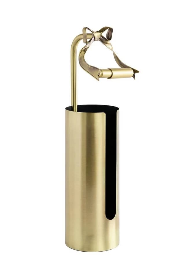 Next Toilettenpapierhalter Stehend Gold mit Schleife