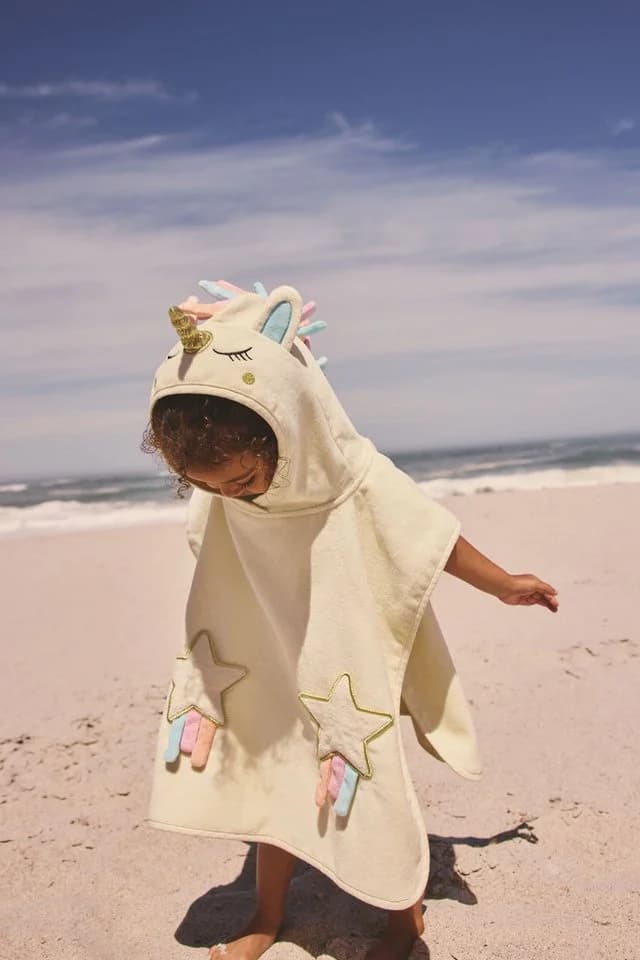 Next Badeponcho Frottee-Poncho Baumwolle - Bild 2