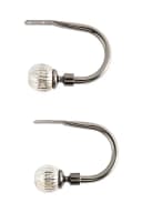 Next Raffhaken Glas-Vorhanghalter Quecksilber-Optik 2er-Set Bild 2