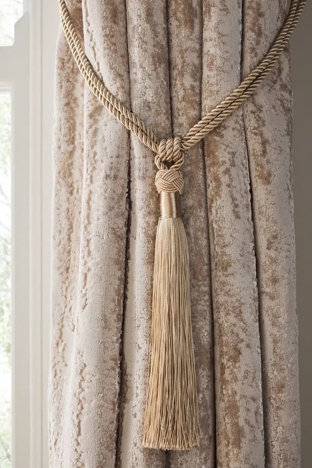 Next Raffhalter Set 2-tlg. mit Zierquasten Gold - Bild 2