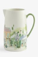 Next Dekovase Krug-Vase Weiß Steingut Bild 2