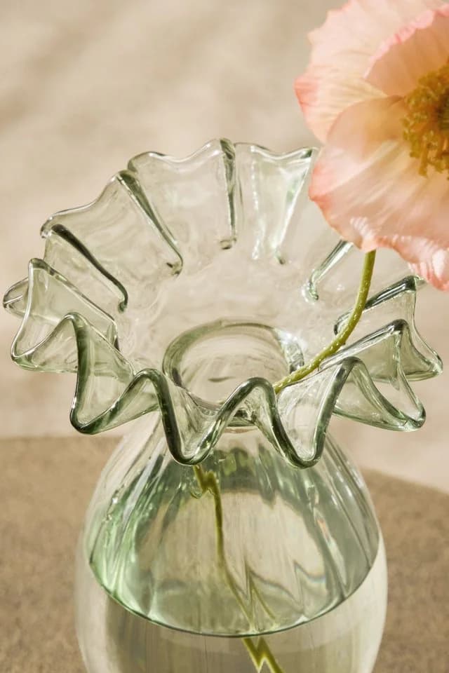 Next Dekovase Geriffelte Knospenvase mit Kräuselung Glas - Bild 4