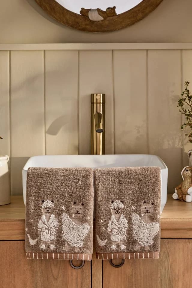 Next Handtuch 2er-Set Waschlappen Bertie Bear - Bild 2