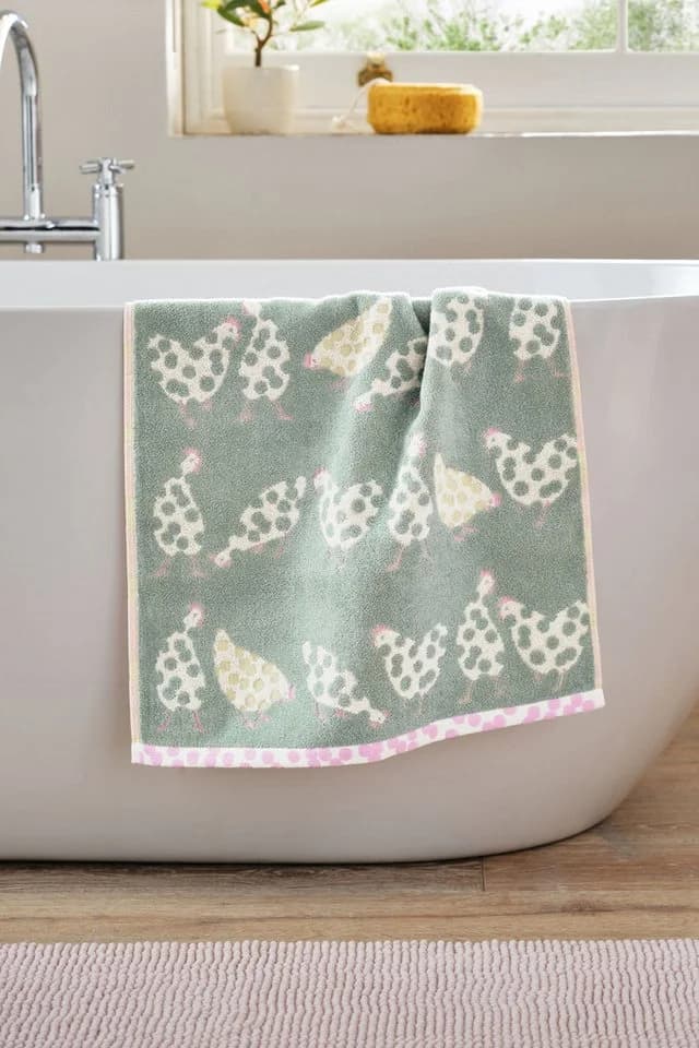 Next Handtuch 100% Baumwolle Spring Chicken Grün - Bild 3