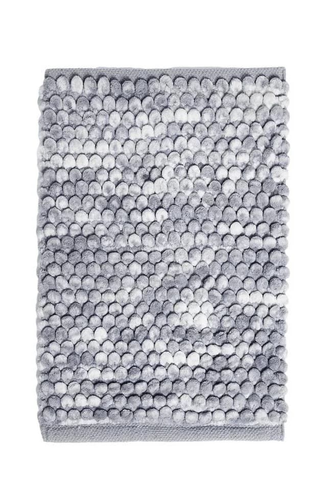 Next Badematte mit riesigen Noppen Grau Marl Polyester Baumwolle - Bild 2