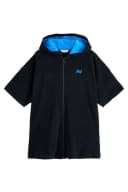 Next Badeponcho Frottee-Poncho Schwarz Baumwolle Bild 2