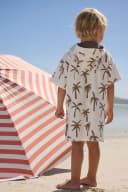 Next Badeponcho Frottee mit Reißverschluss Baumwolle Weiß Bild 1
