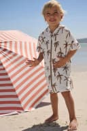 Next Badeponcho Frottee mit Reißverschluss Baumwolle Weiß Bild 2