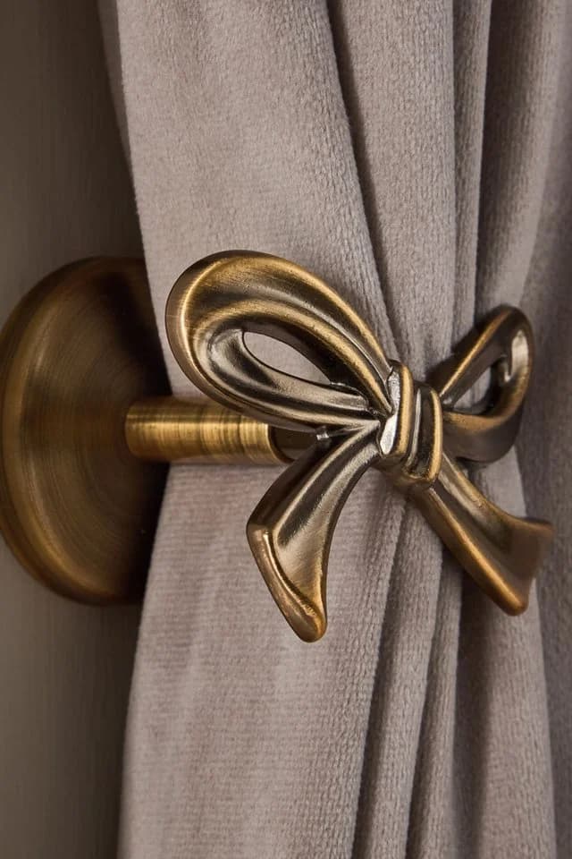 Next Raffhalter mit Schleife 2er-Set Metall - Bild 3
