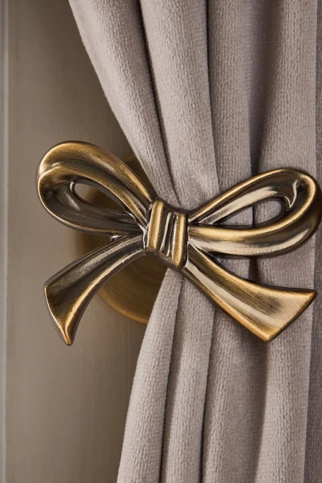 Next Raffhalter mit Schleife 2er-Set Metall - Bild 4