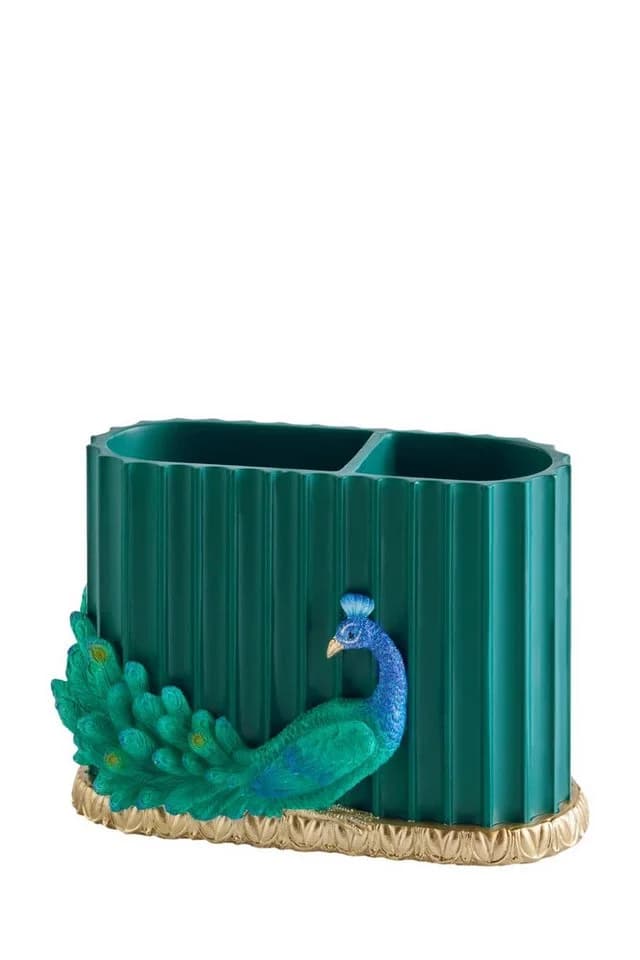 Next Zahnputzbecher Zahnbürstenbehälter Pfau Blau - Bild 2