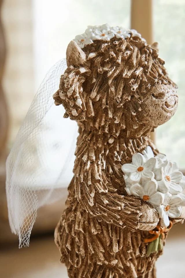 Next Dekoobjekt Hamish Bräutigam MRS MR Ornament Beige