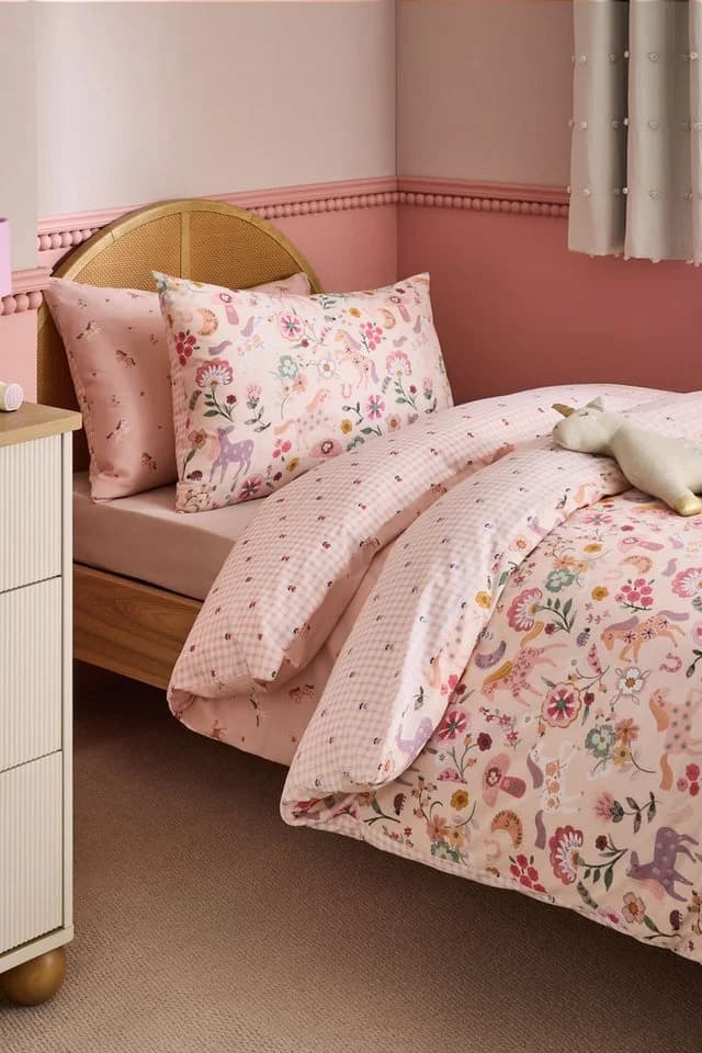 Next Bett-Set Rosa 2er-Set mit Kissenbezug Baumwolle Polyester - Bild 3