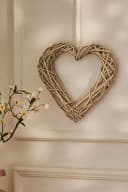 Next Dekokranz Herzform Weide Beige Bild 1