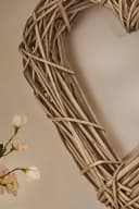 Next Dekokranz Herzform Weide Beige Bild 3