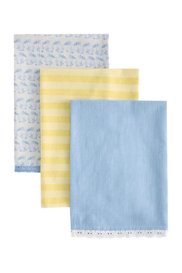 Next Geschirrtuch Alice 3er-Set Blau Baumwolle - Bild 2