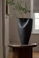 Next Dekovase N. Premium Keramikvase Schwarz Geschwungen Bild 4