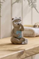 Next Dekoobjekt Bertie Bear Badezimmer-Deko Beige Kunstharz Bild 3