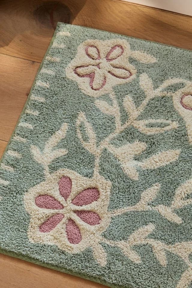 Next Badematte Duschvorleger Baumwolle Florales Muster