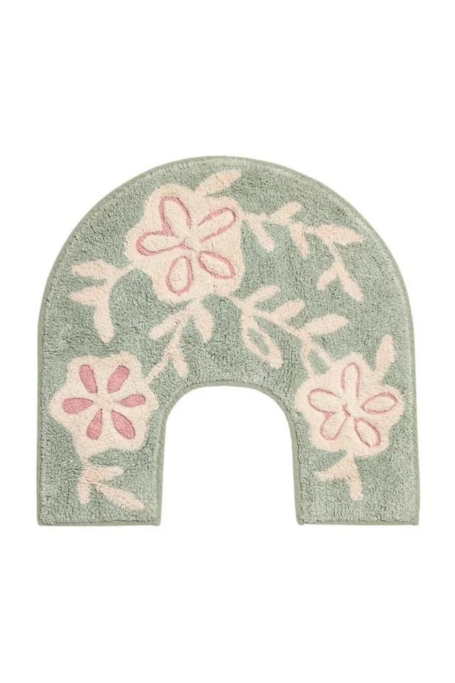 Next Badematte Toilettenmatte aus Baumwolle mit floralem Muster - Bild 2