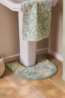 Next Badematte Toilettenmatte aus Baumwolle mit floralem Muster Bild 3