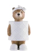 Next Dekoobjekt WC-Rollen-Deko Bertie Bear Beige Kunstharz Bild 2