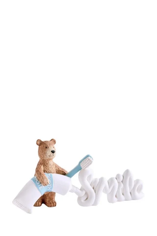 Next Dekoobjekt Ornament Bertie Bear Beige Kunstharz - Bild 2