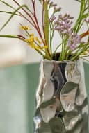 Next Dekovase Moderne Keramik-Knospenvase Silber Bild 1