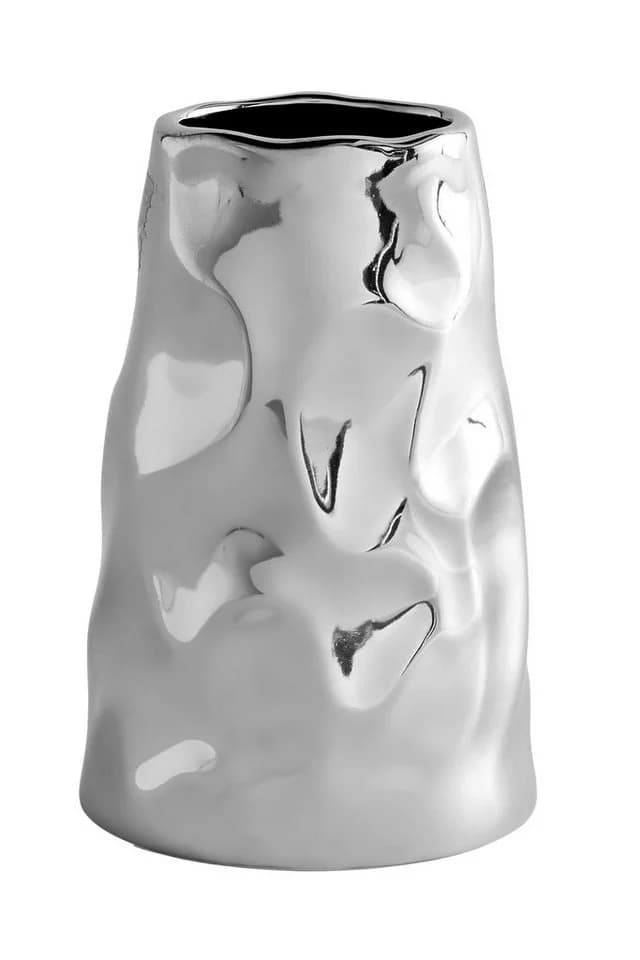 Next Dekovase Moderne Keramik-Knospenvase Silber - Bild 2