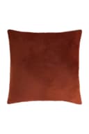Next Dekokissen Mattsamt Kontrastbiesen Dark Terracotta Bild 2