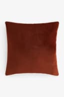 Next Dekokissen Mattsamt Kontrastbiesen Dark Terracotta Bild 3