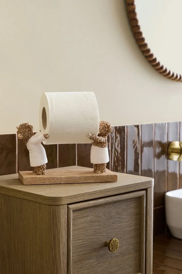 Next Toilettenpapierhalter Hamish Beige Kunstharz - Bild 4