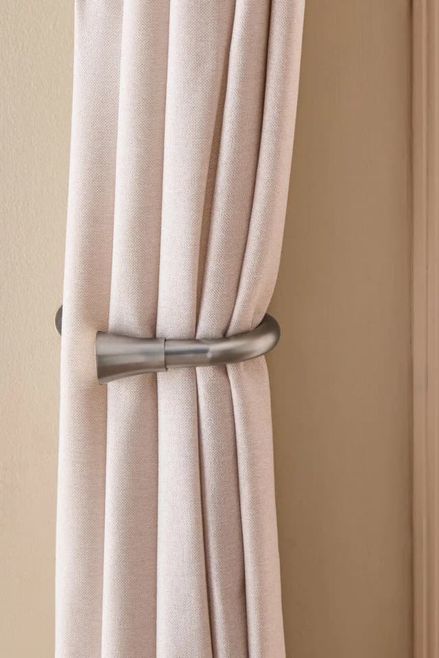 Next Raffhalter 2er-Set Trompetendesign Silber Metall