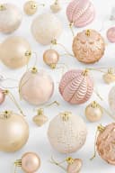 Next Dekokugel 50er-Pack Bruchsichere Weihnachtskugeln Rosa Bild 4