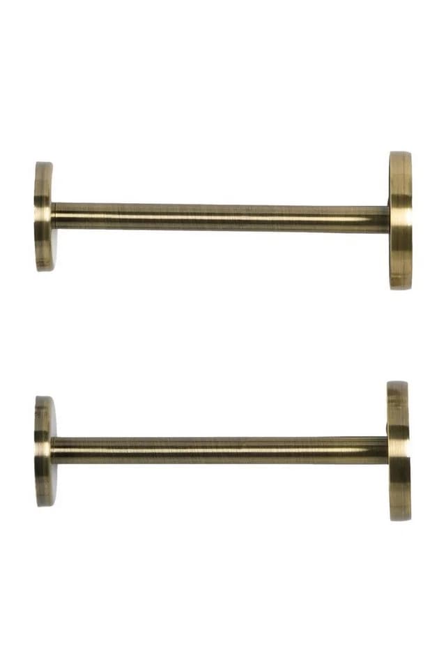 Next Raffhalter Set 2 Gardinenhaken mit Knauf Antique Brass Metall - Bild 2