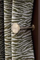Next Raffhalter Set 2 Gardinenhaken mit Knauf Antique Brass Metall Bild 3